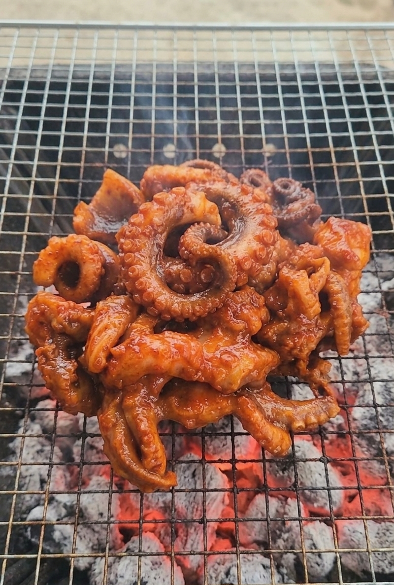 양념 쭈꾸미볶음 1+1 캠핑 요리 집들이 음식 냉장 밀키트 