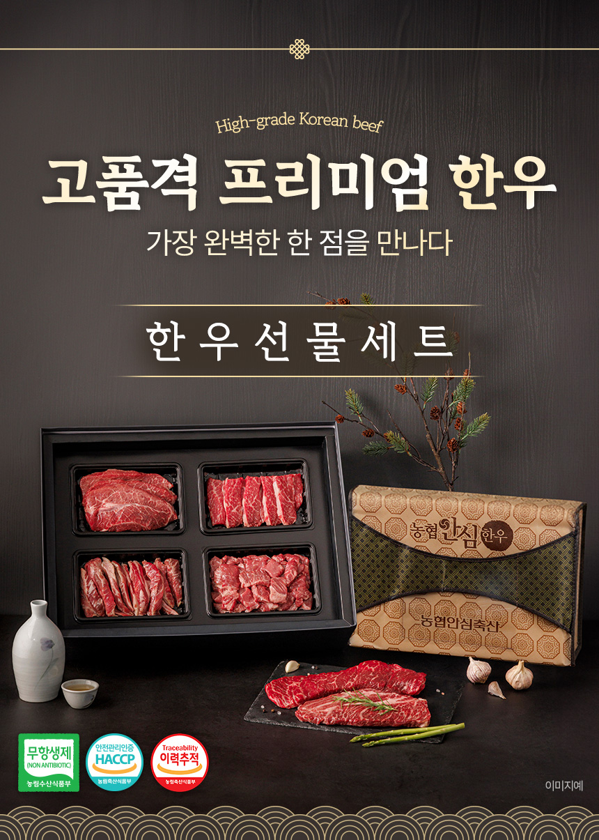 농협안심 한우선물세트 1등급 소고기 등심 채끝 구이용