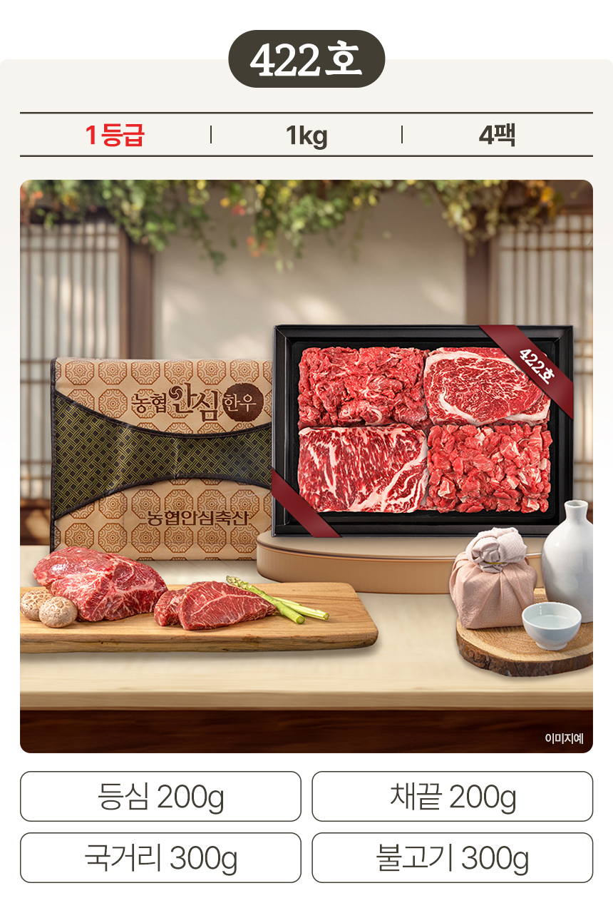 부모님 설 명절 한우선물세트 1+등급 소고기 등심 채끝 구이용 선물 포장