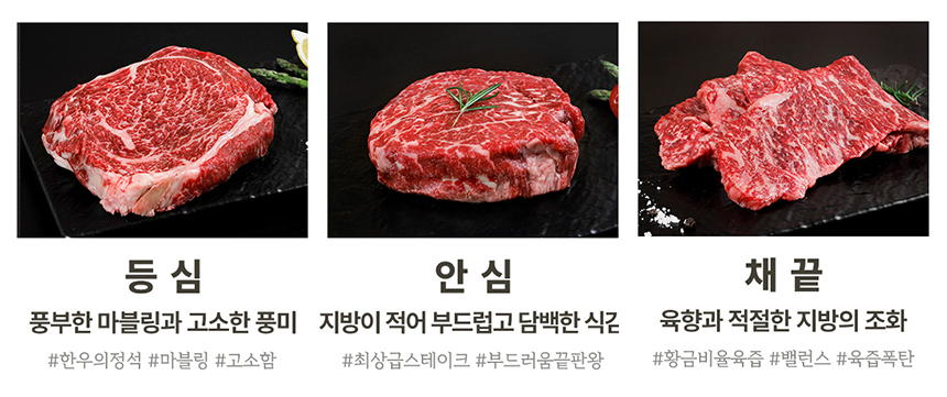 [313호] 농협안심 한우선물세트 등심 안심 채끝 설 명절 부모님 선물