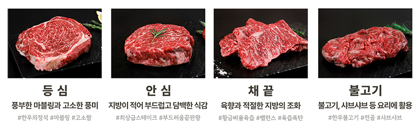 [424호] 농협안심 한우선물세트 등심 안심 채끝 설 명절 부모님 선물